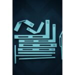 Kit de Réguas para Encadernação e Cartonagem Azul - Imagem 3