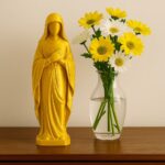 Estátua Nossa Senhora Dourada 3D em PLA